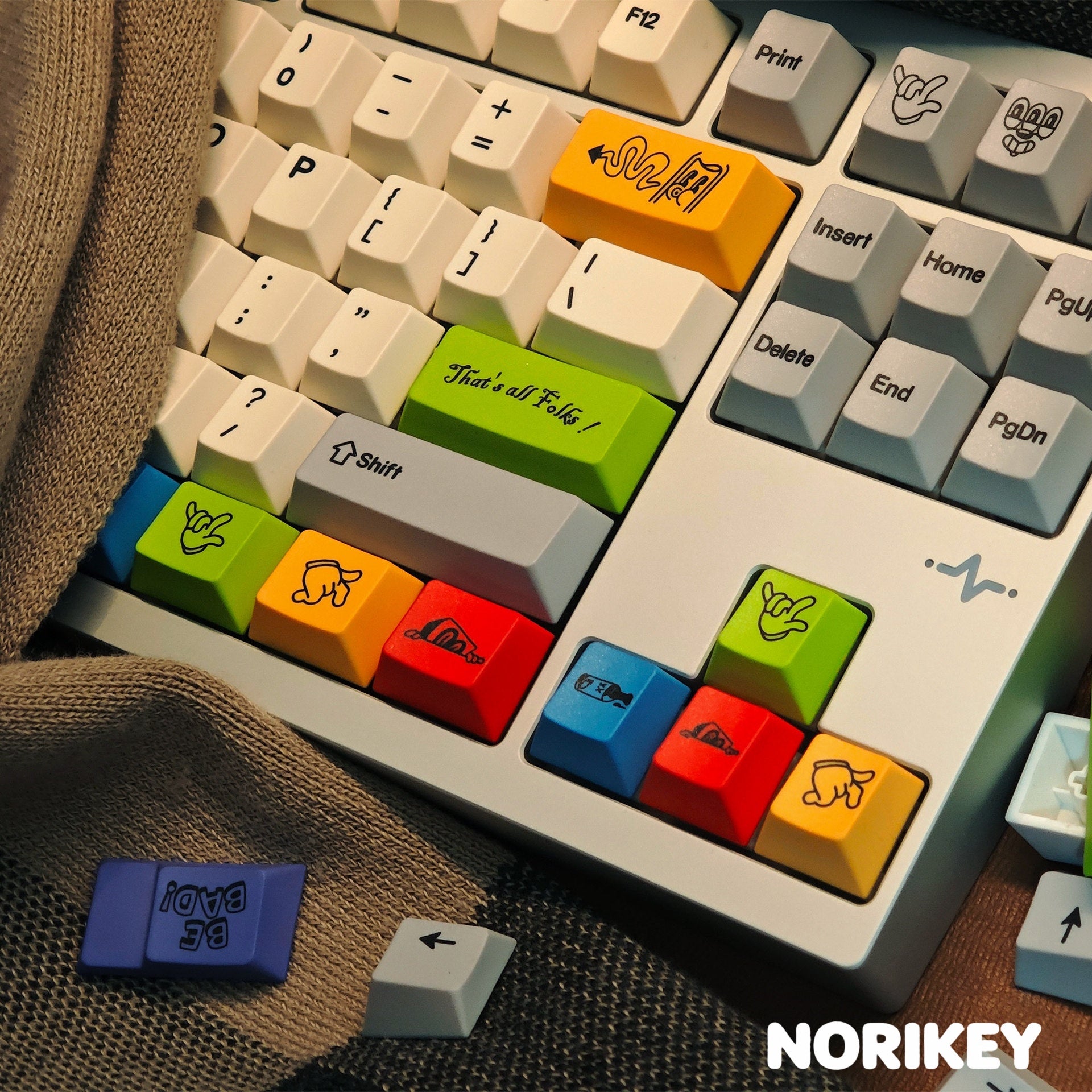 gradient keycaps PBT