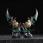 Dark Fantasy Resin Artisan Keycap —  Dual Crescent Blade