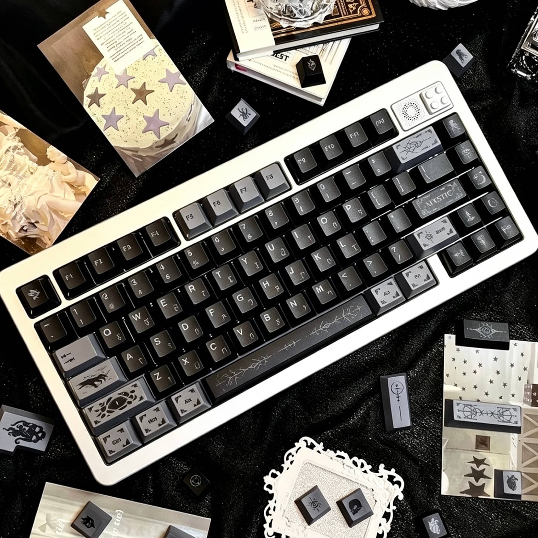 Mystic Occult PBT Keycap Set — Five-Side Dye-Sub Cherry Profile