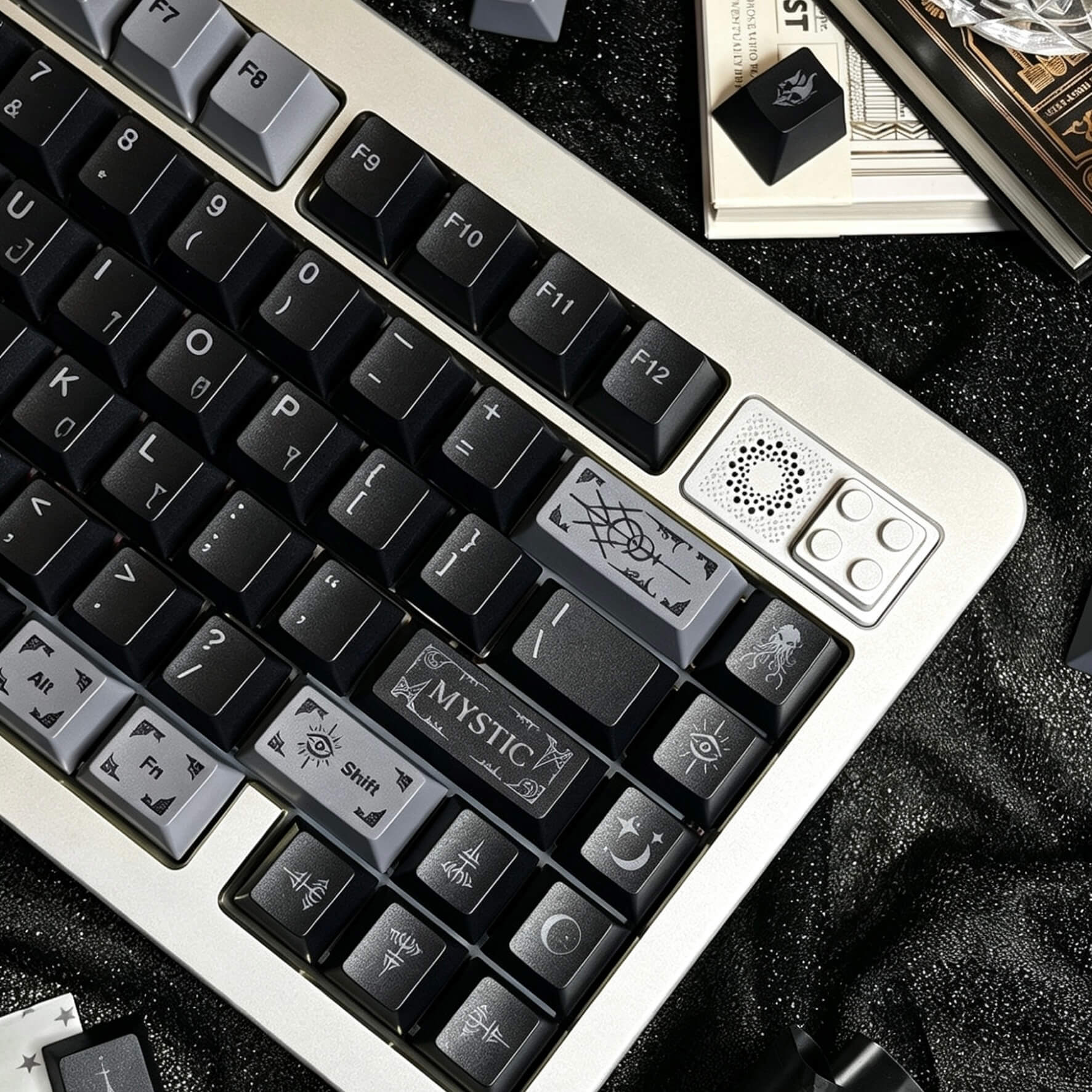 Mystic Occult PBT Keycap Set — Five-Side Dye-Sub Cherry Profile