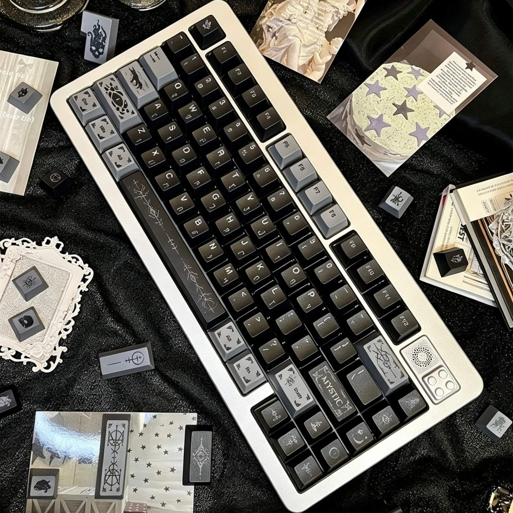 Mystic Occult PBT Keycap Set — Five-Side Dye-Sub Cherry Profile