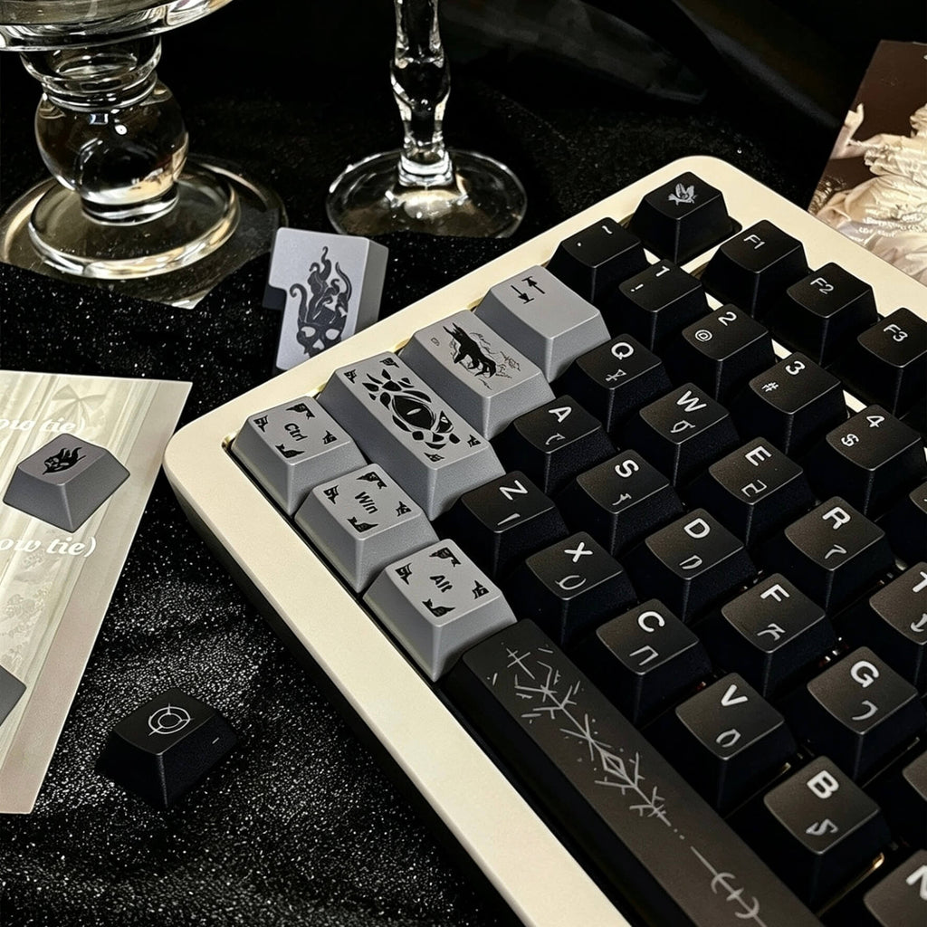 Mystic Occult PBT Keycap Set — Five-Side Dye-Sub Cherry Profile