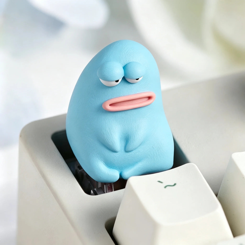 Ugly Cute Monster Artisan Keycap of 4 characters (Pink / Yellow / Green / Blue)