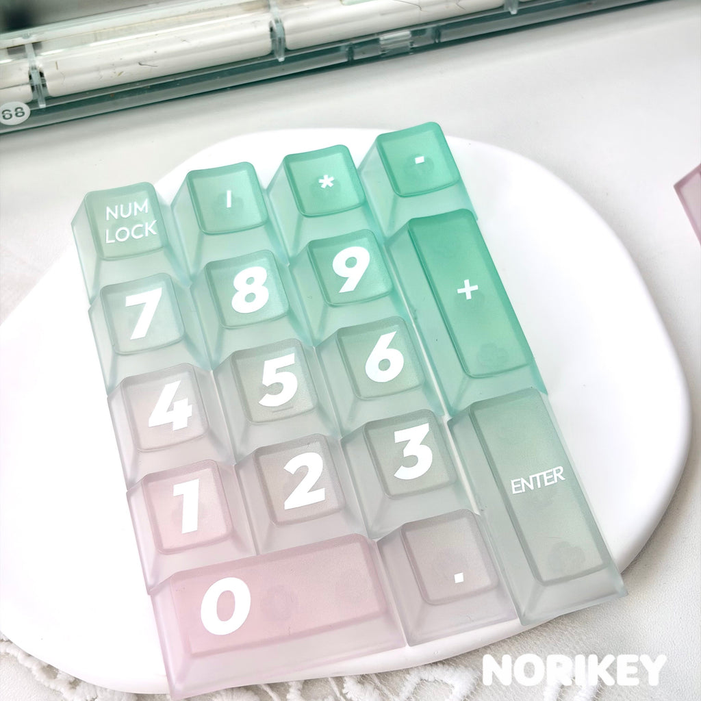 Cherry Profile Translucent Keycaps for MX Mechanical Keyboards