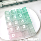 Cherry Profile Translucent Keycaps for MX Mechanical Keyboards