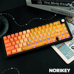 Orange Gradient Keycaps – PBT Cherry Profile 160-Key Set
