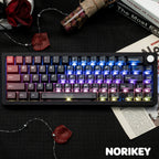 Orange Gradient Keycaps – PBT Cherry Profile 160-Key Set