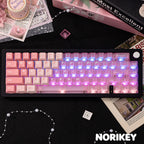 Orange Gradient Keycaps – PBT Cherry Profile 160-Key Set
