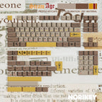 NORIKEY brown keycap set layout.