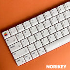 Minimalist Mac-Style Low Profile PBT Keycaps (65% Layout, NuPhy & Keychron Compatible)
