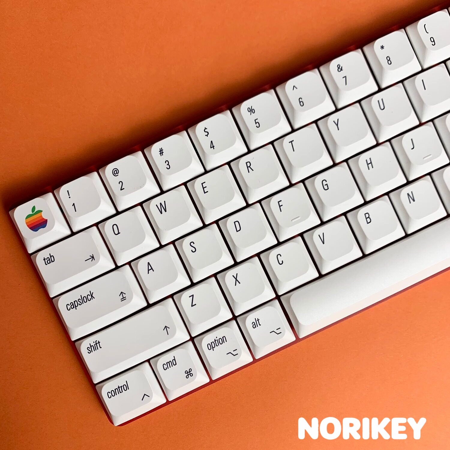 Minimalist Mac-Style Low Profile PBT Keycaps (65% Layout, NuPhy & Keychron Compatible)