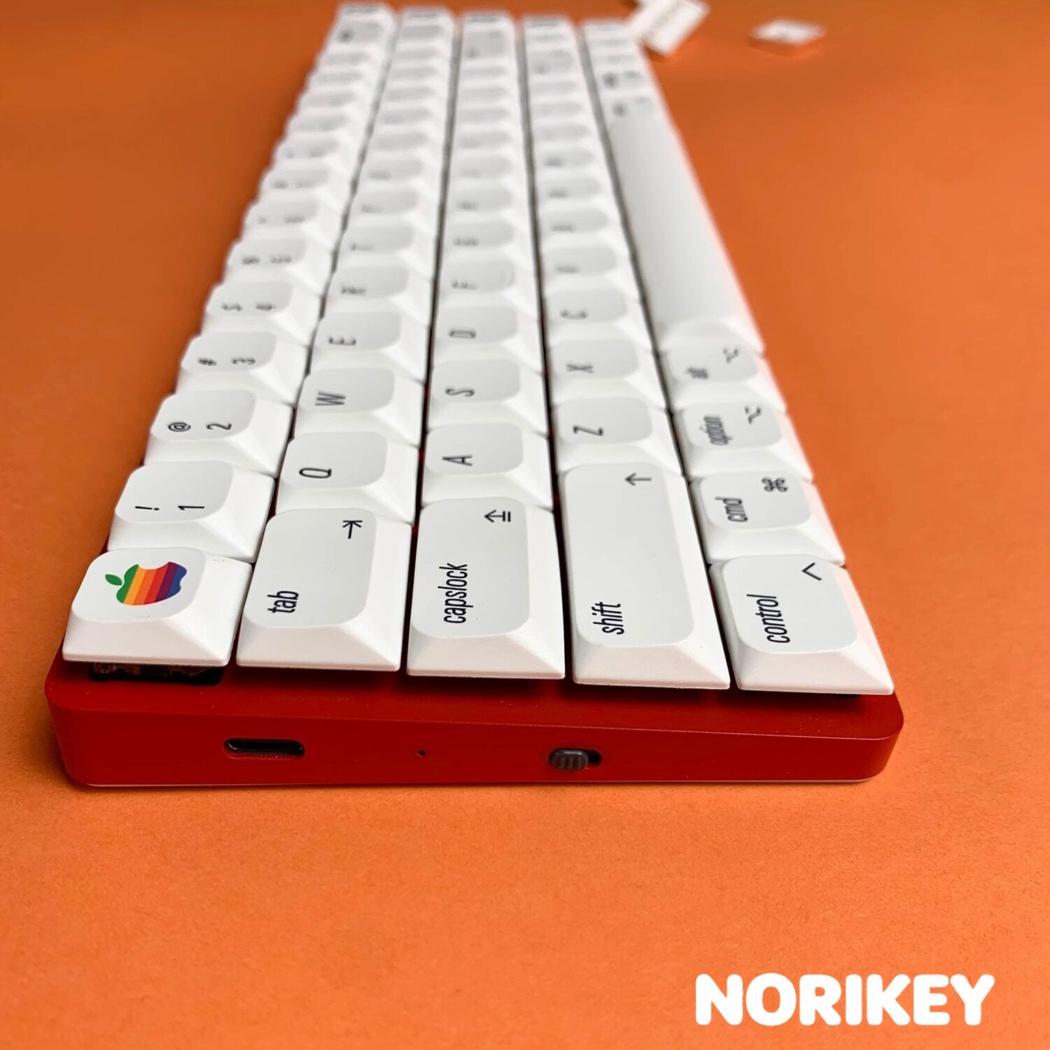 Minimalist Mac-Style Low Profile PBT Keycaps (65% Layout, NuPhy & Keychron Compatible)
