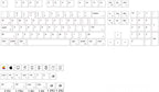 Minimalist Mac-Style Low Profile PBT Keycaps (65% Layout, NuPhy & Keychron Compatible)