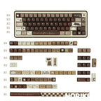 Row height profile and keycap compatibility chart for Programmer Coffee keycap set
