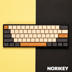 Coffee brown and beige XDA keycaps