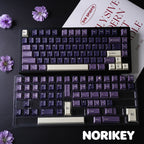 purple keycaps pbt